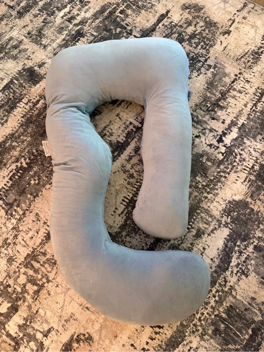 Pregnancy Body Pillow - Light Blue